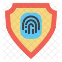 Biometrischer Schutz  Symbol