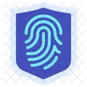 Biometrischer Schutz  Symbol