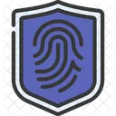 Biometrischer Schutz  Symbol