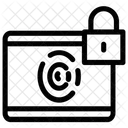 Biometrischer Schutz  Symbol