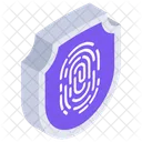 Biometrischer Schutz  Symbol