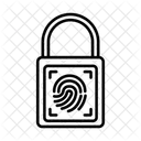 Biometrisches Schloss  Symbol