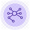 Biomolekule Schwarzes Umriss Symbol Symbol