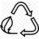 Biomull Pflanzenabfalle Okologie Symbol