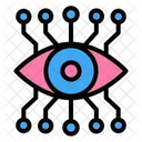 Bionic Eye Monitoring Cyber Eye Icon