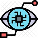 Bionic Eye Electronics Technology Icon