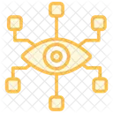 Bionic Eye Duotone Line Icon Icon