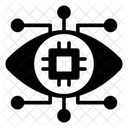 Bionic Eye Monitoring Eye Focus Icon