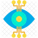 Bionic Eye Monitoring Cyber Eye Icon
