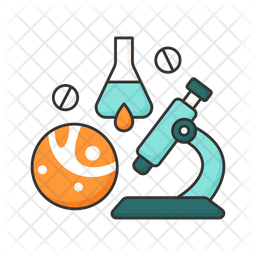 Biopharmaceutical industry Icon - Download in Colored Outline Style