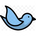 Bird Social Lineart Icon