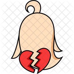 Bird Broken Heart Icon