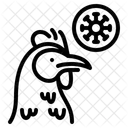 Bird Flu Virus Disease Icon