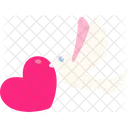 Bird Flying With Heart  アイコン