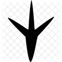 Bird Chicken Trace Icon
