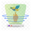 Bird Hologram Holographic Display Holographic Image Icon