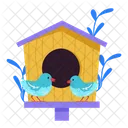 Bird House Birdhouse Nest Icône