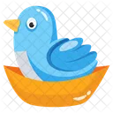 Bird Easter Chick Duckling Icon