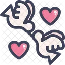 Bird Love Birds Romance Icon