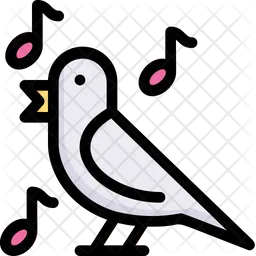 Bird sing  Icon