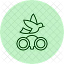 Bird Watching Pentaglow Icon