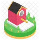 Birdhouse Nestbox Bird Home Icon