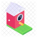 Birdhouse Bird Home Nesting Box Icône