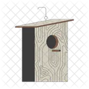 Birdhouse Wooden Round Hole Icon