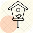 Birdhouse In Garden Birdhouse Garden Icon