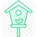 Birdhouse In Garden Birdhouse Garden Icon