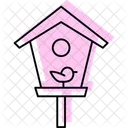 Birdhouse In Garden Birdhouse Garden Icon