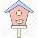 Birdhouse In Garden Birdhouse Garden Icon