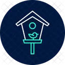 Birdhouse In Garden Birdhouse Garden Icon