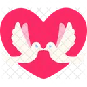 Birds Two With Heart  アイコン