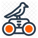 Birdwatching Binoculars Observation Icon