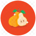 Birne Gesunde Ernahrung Bio Obst Symbol