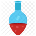 Birnenformige Flasche Flasche Roter Zaubertrank Symbol