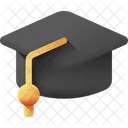 Birrete Educacion Graduacion Icono