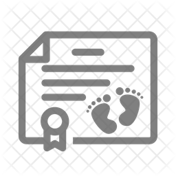 Birth Certificate Icon
