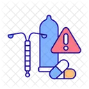 Birth Control Method Contraception Safety Side Effect Icon