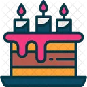Birthday Cake Party Icon