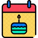 Birthday Calendar Event 아이콘