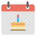 Birth Date Calendar Icon