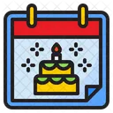 Birthday Date Day Icon