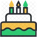 Birthday Cake With Icon
