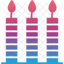 Birthday Candles Fire Icon
