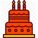 Birthday Cake Chocolate Icon