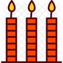 Birthday Candles Fire Icon
