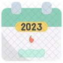Birthday 2023 Calendar Icon