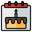 Birthday Celebration Cake Icon
